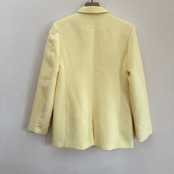 Endless Rose Single Breasted Blazer In Lemon Medium - Picture 8 of 8